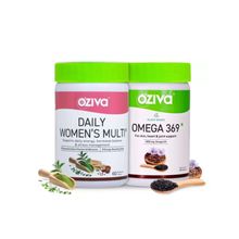 Oziva Wellness Combo For Women (Daily Women's Multi And Omega 369 With Vegan Omega)