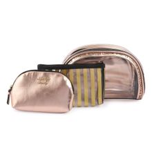 Hamster London Blush Trio Gold Pouch (Pack of 3) (S) (Pack of 3)