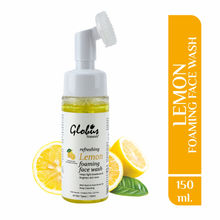 Globus Naturals Refreshing Lemon Fairness Foaming Face Wash with Silicon Face Massage Brush