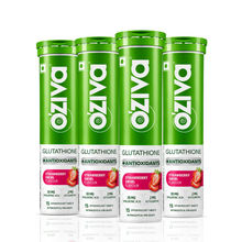 OZiva Bioactive Gluta Fizzy (L-Glutathione), Reduce Cellular Damage on Skin - Strawberry