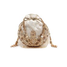 Odette The Very Stylish Beige Potli Bag