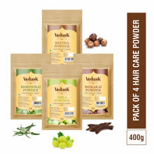 Vedask Organic Hair Pack Powder Mask Combo - Pack Of 4