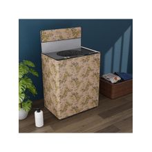 Kuber Industries Beige Top Load Washing Machine Cover 6 to 7.5 Kg