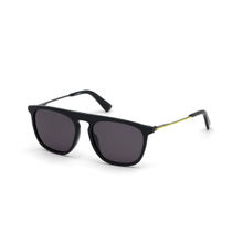 Diesel Rectangle Sunglasses with Smoke Mirror Lens for Unisex