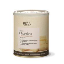 Rica White Chocolate Liposoluble Wax For Dry Skin With Glyceryl Rosinate & Natural Beeswax