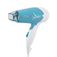 VEGA Insta Glam Foldable 1000W Hair Dryer for Men & Women with 2 Heat/Speed Settings, (VHDH-29)