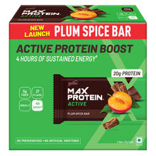 RiteBite Max Protein Active Plum Spice Bars - Pack of 6