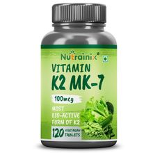 Nutrainix Vitamin K2 MK7 Supplement Tablets