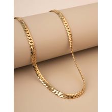 Palmonas Mens Waterproof and Anti-Tarnish Thick Spiral Gold Chain Necklace