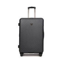 Guess Charcoal Grey Printed Jesco Trolley Bag