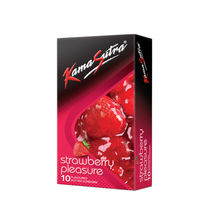 Kamasutra Strawberry Pleasure Flavoured Condoms - Pack of 10