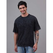 Free Authority Official DC Comic Batman WashedBlack Oversized T-Shirt
