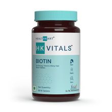 HealthKart HK Vitals Biotin 10000 mcg, for Strong Hair and Glowing Skin, Fights Nail Brittleness