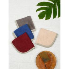 Creeva Luxury 30X30 Cm Face Towel Set of 4