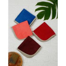Creeva Luxury 30X30 Cm Face Towel Set of 4