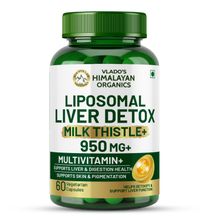Vlado's Himalayan Organics Plant Based Liver Support Supplement with Milk Thistle - 60 Veg Capsules