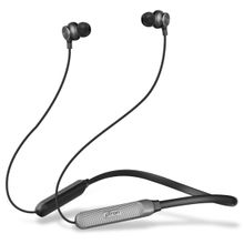 pTron Tangent Duo Bluetooth 5.2 Wireless Headphones with 24Hrs Playback & In-Line Mic - Grey