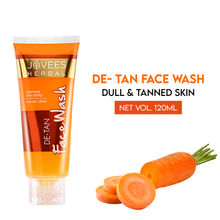 Jovees Herbal De-Tan Face Wash For Tan Removal All Skin Types And Paraben & Alcohol Free - 120 ml