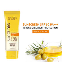 Jovees Herbal Sun Guard Lotion SPF 60 Broad Spectrum, 3 in 1 Matte Lotion, UVA/UVB Protection