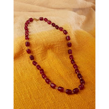 Zaveri Pearls Maroon Beaded Contemporary Necklace-ZPFK13621