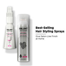 BBLUNT Hair Styling Combo, Hot Shot Heat Protection Mist , & Hold Spray