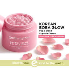 Earth Rhythm Capsule Cream For Barrier Repair With Vegan Rose Pdrn & Collagen