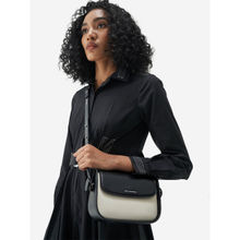 Paco Madamo Black Colorblock Pu Sling Bag