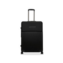 Tommy Hilfiger Black Solid Polycarbonate Trolley Bag