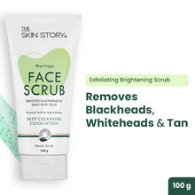 The Skin Story Moringa Gentle Face Scrub For Fresh Clear Skin Removes Blackheads Dead Skin Cells Tan