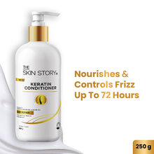 The Skin Story Sulphate Free Anti Frizz Keratin Hair Conditioner, Instant Gloss Smooth Shine, Vit E