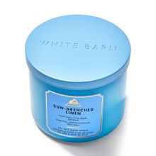 Bath & Body Works Sun-Drenched Linen 3-Wick Candle