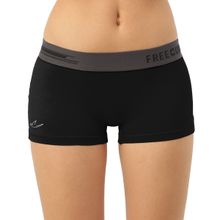 FREECULTR Womens Boy-Shorts Micromodal XPAT Waistband Airsoft Antichaffing -Black