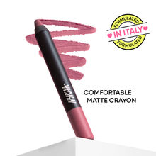 Nykaa Matte-illicious Transferproof Lip Crayon Lipstick with Free Sharpener