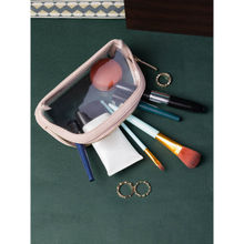 Accessorize London Women Small Clear Make Up Bag