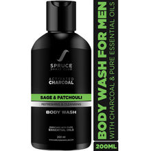 Spruce Shave Club Charcoal Body Wash With Natural Essential Oils - Sage & Patchouli
