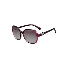 PARIM Polarized Women's Rectangular::Over-sized Sunglasses Violet Frame / Violet Lenses