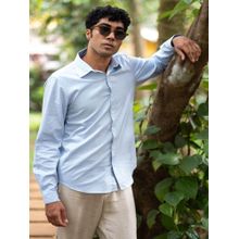 Creatures of Habit Egyptian Cotton Shirt Light Blue
