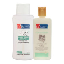 Dr.Batra's Pro+ Intense Volume Shampoo & Conditioner Enriched With Rice Protein & Amla