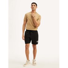 Levi's Men Black Regular Fit Shorts
