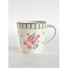 The Wishing Chair Off White Blooms Berry Ceramic Mug