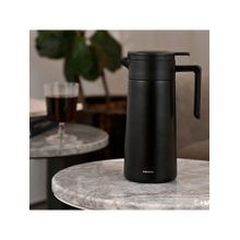 Hario Black Double-Walled Thermal Pot with Ceramic Coating