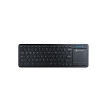 Portronics Black Bubble Pro Wireless Keyboard with Touchpad