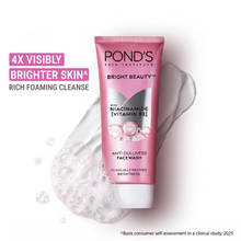 Ponds Bright Beauty Facewash with Niacinamide, For Glass Skin-like Shine
