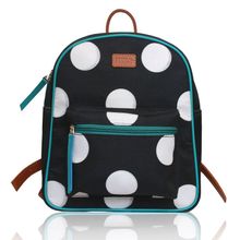 Fizza Bold Polka Backpack With Blue Details