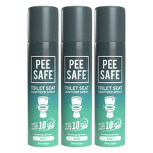 Pee Safe Toilet Seat Sanitizer Spray Mint - Pack of 3