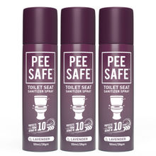 Pee Safe Toilet Seat Sanitizer Spray Lavender - Pack of 3