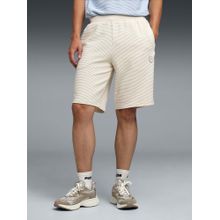 Puma Men Off White Wardrobe Essentials Knitted Shorts