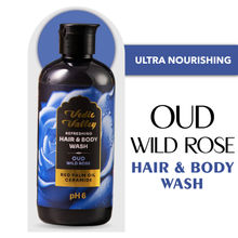 Vedic Valley Refreshing Oud Wild Rose Hair & Body Wash