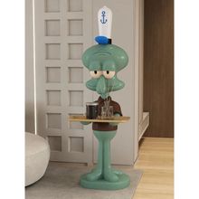 Smokey Cocktail Squid Ward Side Table Multi