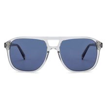 John Jacobs JJ Tints S12957 Transparent Blue Full Rim Square Medium C2 Sunglasses Size-54